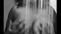 Big boob ebony shower….