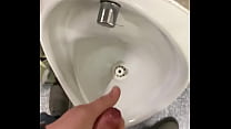 Masturbating  In the toilets Wait big cumshot