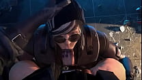A teammate helps ya cool off after a intense match in R6