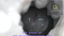Filled Creampie Condom Tampering Cum Inside Asks for semen Deep inside