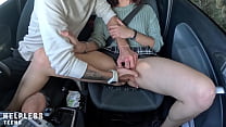 Cute Teen Finger Fucked By her StepDad in a Car Ride..!