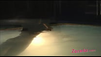 Orgasm in a PUBLIC pool ! clip