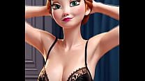 ana de frozen anime sexy de disn