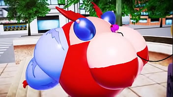 Seios e bunda ficando enormes da morrigan