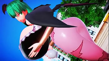 Seios e bunda ficando enormes da morrigan