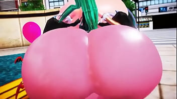 Seios e bunda ficando enormes da morrigan