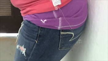 Jean farts in restroom