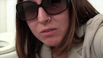 Jean farts in restroom