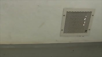 Jean farts in restroom