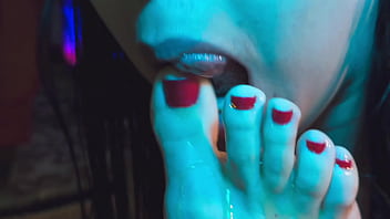 Feet with honey taste