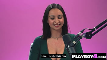 Hot big tits babe exposed her amazing body after hot striptease