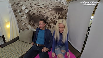 Slim blondie nesty creampied after podcast
