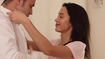 Kris the foxx is having anal sex with her muscular bf