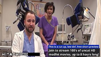 Patient gets hitachi orgasm from nurse jackie banes