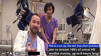 Patient gets hitachi orgasm from nurse jackie banes