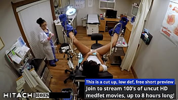 Patient gets hitachi orgasm from nurse jackie banes