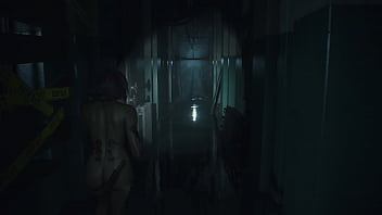 4k re2 remake modded gameplay judy alvarez naked mod of person from cyberpunk