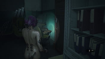 4k re2 remake modded gameplay judy alvarez naked mod of person from cyberpunk