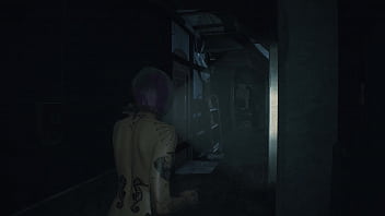 4k re2 remake modded gameplay judy alvarez naked mod of person from cyberpunk