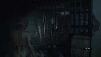 4k re2 remake modded gameplay judy alvarez naked mod of person from cyberpunk