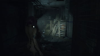4k re2 remake modded gameplay judy alvarez naked mod of person from cyberpunk