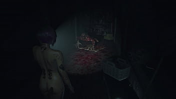 4k re2 remake modded gameplay judy alvarez naked mod of person from cyberpunk