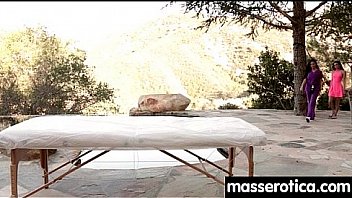 Sensual lesbian massage leads to orgasm 20