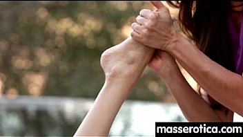 Sensual lesbian massage leads to orgasm 20