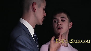 Pretty Twink Loves His New Master thumbnail