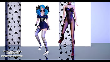 Mmd beast & hyuna trouble maker