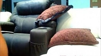 Sexy young blonde big tits masturbation