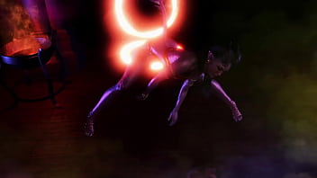 Gorgeous toned demon thanks you with an lewd striptease for the summoning Gorgeous toned demon thanks you with an lewd striptease for the summoning