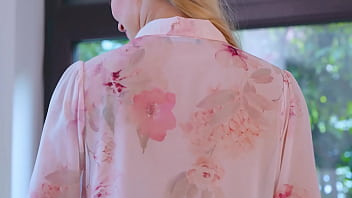 The porn actress shows off her dresses for a walk