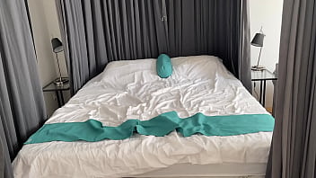 Threesome sex with two lingerie models in backstage