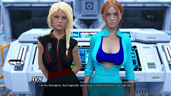 Stranded in space #149 choosing between the stepsisters busty red head or the beuatiful busty blonde virgin