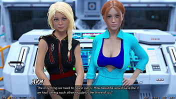 Stranded in space #149 choosing between the stepsisters busty red head or the beuatiful busty blonde virgin