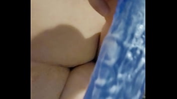 Cumming on dildo