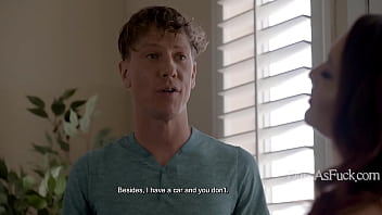 Blindfolded bbw tricked by in law