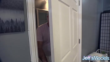 Chubby slut crystal blue gets all three of her holes fucked