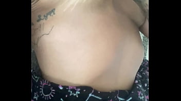 Black bitch hand on throat