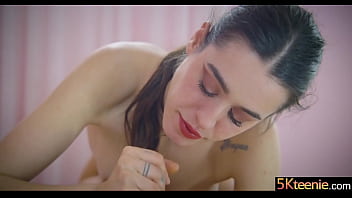 The biggest cock unloading on pretty face