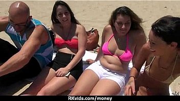 Hottie gets naked and has sex in public for cash 26