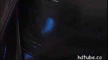 Taking on a catsuit and high heels