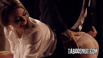 Submissive secretary will do whatever her boss say as long he fucks her rough