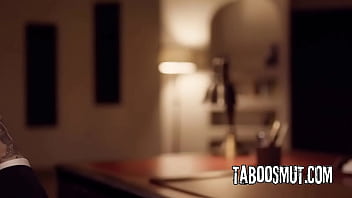 Submissive secretary will do whatever her boss say as long he fucks her rough