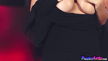 Smoking hot brunette latin beauty reveals her massive natural boobs