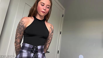 Morning sex with a cute stepsister before school