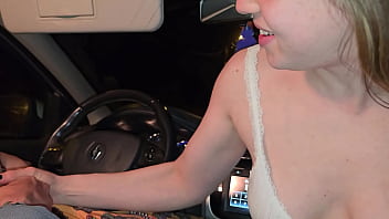 A double blowjob in my friend's car dirty morbid girls