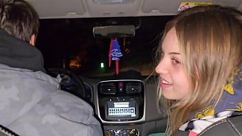 A double blowjob in my friend's car dirty morbid girls