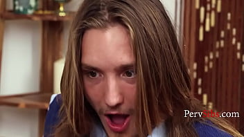 Twin indian stepsisters wearing a saree seduce a white boy